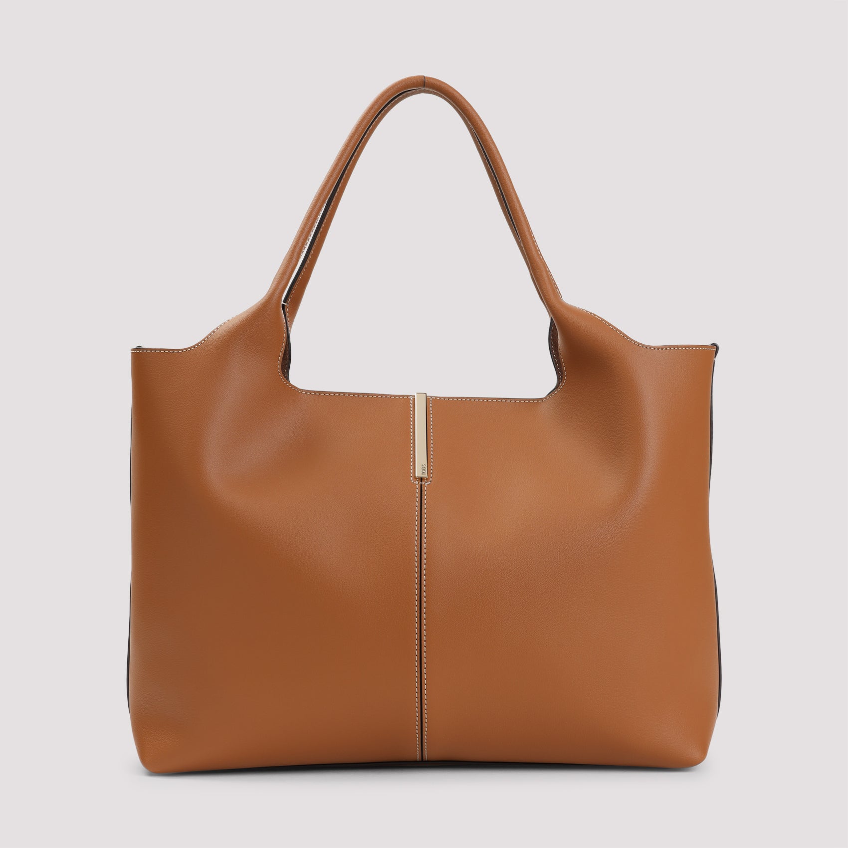 Ebr Shopping Tote Bag Nude & Neutrals Calf Leather