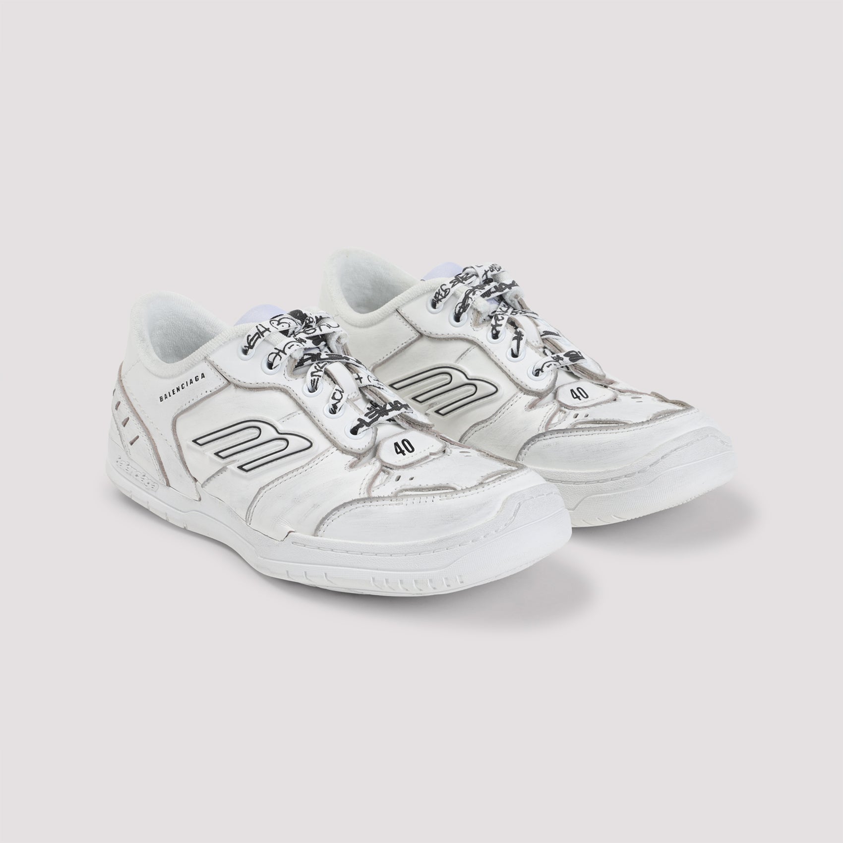 Haptons Sneaker White Calf Leather Shoe