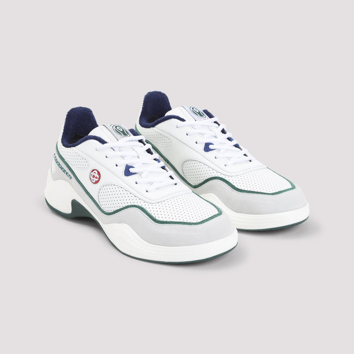 Court Championship Sneakers White Leather Suede Rubber