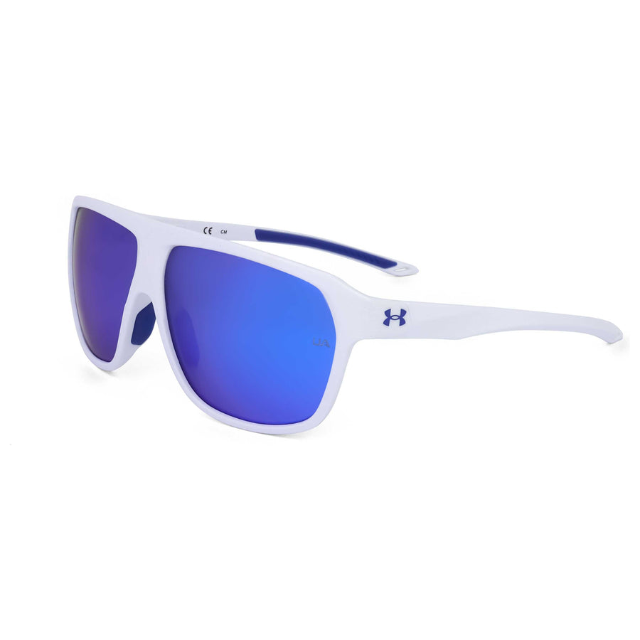 Preloved - Under Armour Unisex 62 Mm Matte White Blue Sunglasses Uadominate-Wwk-62 One Color