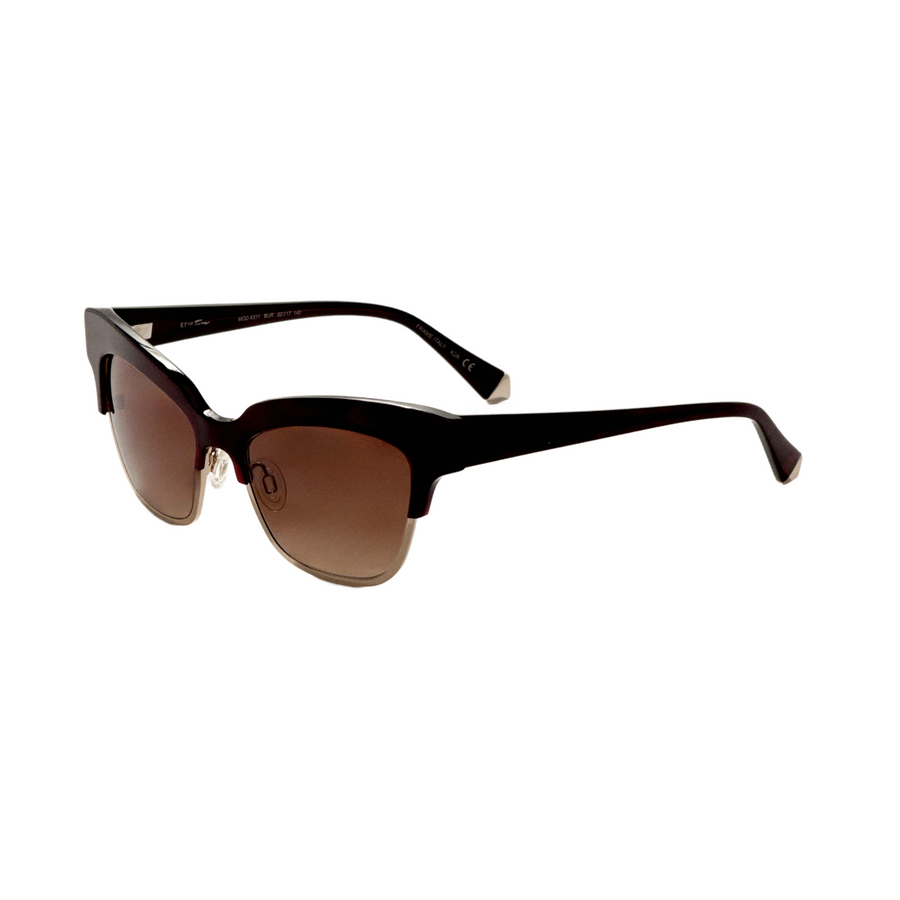 Preloved - Kate Young Debbie Womens 52mm Burgundy Sunglasses K511-Bur-52 One Color