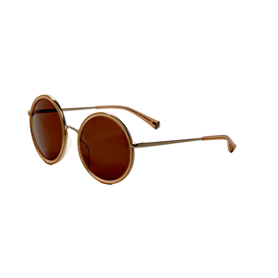 Preloved - Kate Young June Womens 52mm Blush Gold Sunglasses K530-Bls-52 One Color