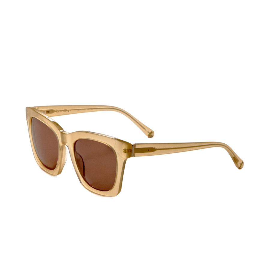 Preloved - Kate Young Marley Womens 52mm Beige Sunglasses K546-Cha-52 One Color