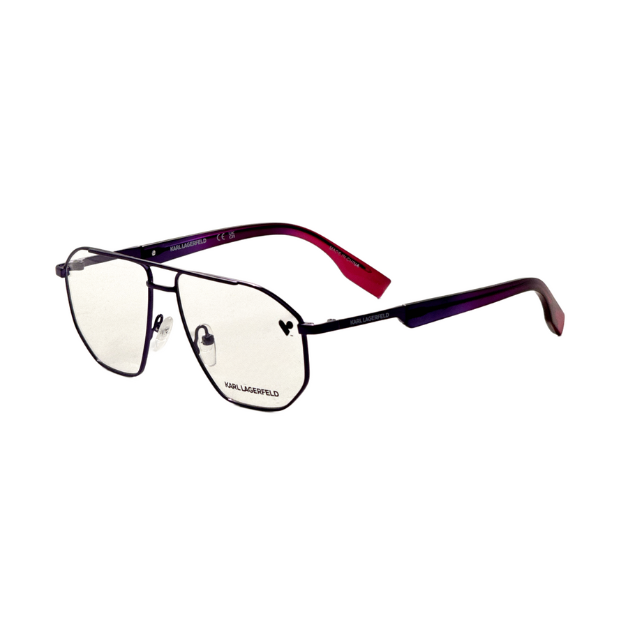 Preloved - Karl Lagerfeld Unisex 56mm Blue Eyeglasses Kl353-404 One Color