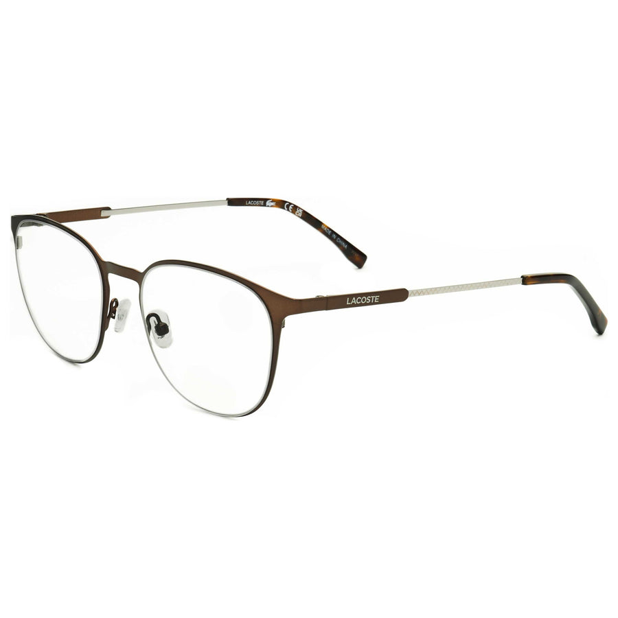 Preloved - Lacoste Mens 51mm Matte Brown Eyeglasses L2288-201-51 One Color