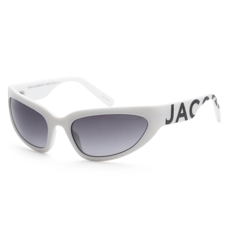 Preloved - Marc Jacobs Womens 61 Mm White Black Sunglasses Marc738s-0ccp-9o One Color