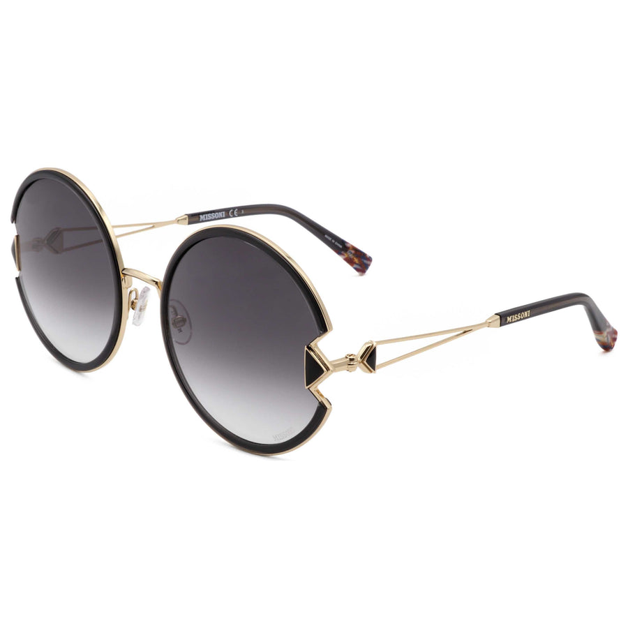 Preloved - Missoni Womens 59mm Gold Black Sunglasses Mis0074-S-Rhl-59 One Color