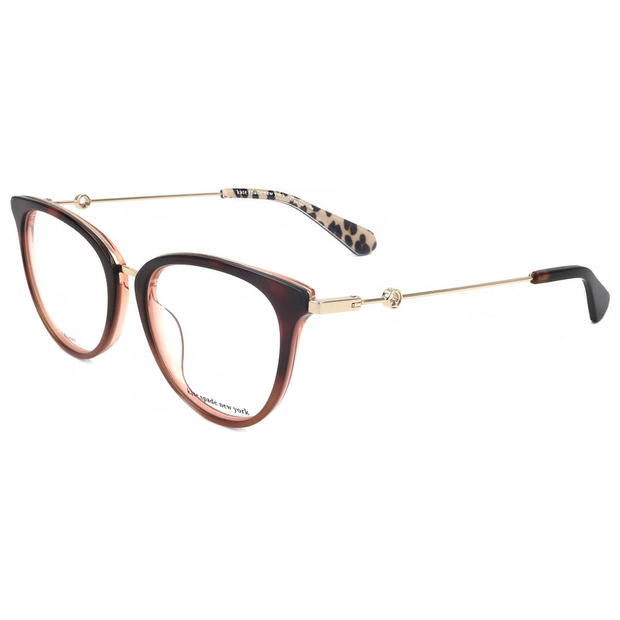 Preloved - Kate Spade Womens 52 Mm Havana Eyeglasses Valencia-G-086-52 One Color