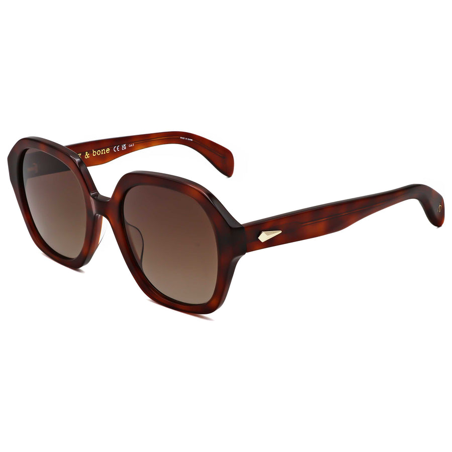 Preloved - Rag & Bone Womens 53 Mm Havana Brown Sunglasses Rnb1063-S-9n4-53 One Color