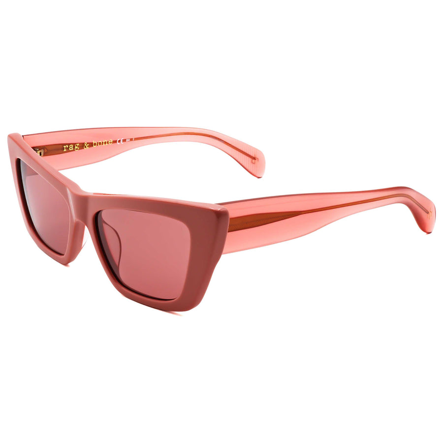 Preloved - Rag & Bone Womens 53 Mm Pink Sunglasses Rnb1068-S-35j-53 One Color