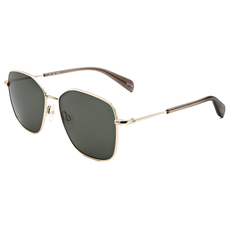 Preloved - Rag & Bone Unisex 57mm Gold Grey Sunglasses Rnb1082-G-S-2f7-57 One Color