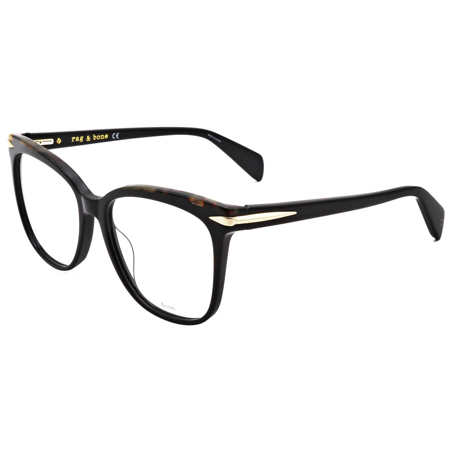 Preloved - Rag & Bone Womens 53 Mm Black Eyeglasses Rnb3024-807-53 One Color