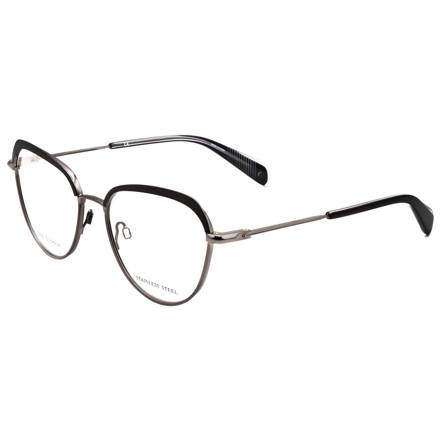 Preloved - Rag & Bone Womens 52 Mm Black Dark Ruthenium Eyeglasses Rnb3030-G-Ans-52 One Color