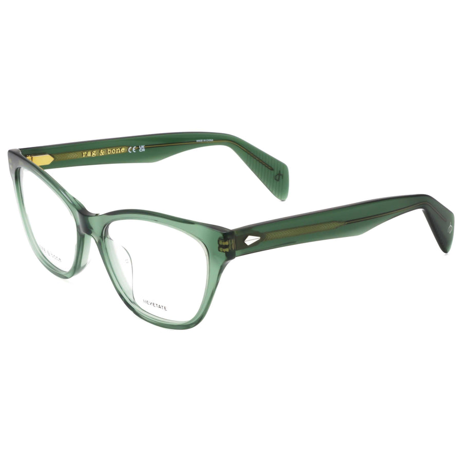 Preloved - Rag & Bone Womens 52 Mm Green Eyeglasses Rnb3039-1ed-52 One Color