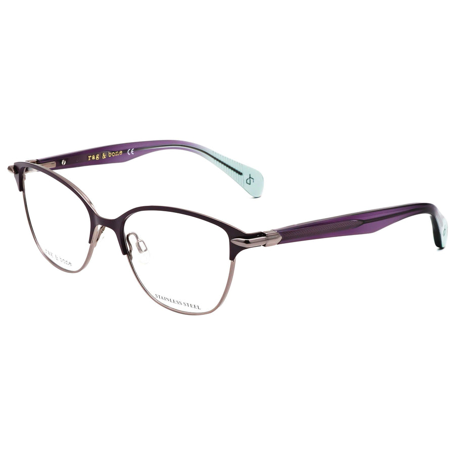 Preloved - Rag & Bone Womens 52mm Violet Eyeglasses Rnb3049-B3v-52 One Color