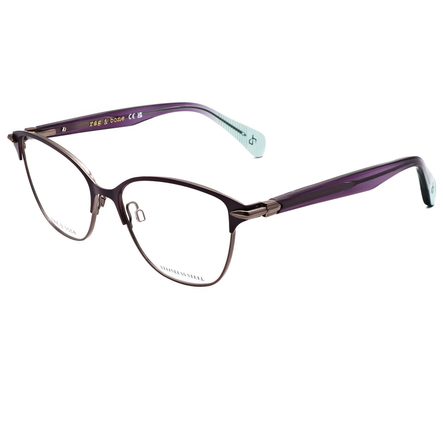 Preloved - Rag & Bone Womens 54 Mm Violet Eyeglasses Rnb3049-B3v-54 One Color
