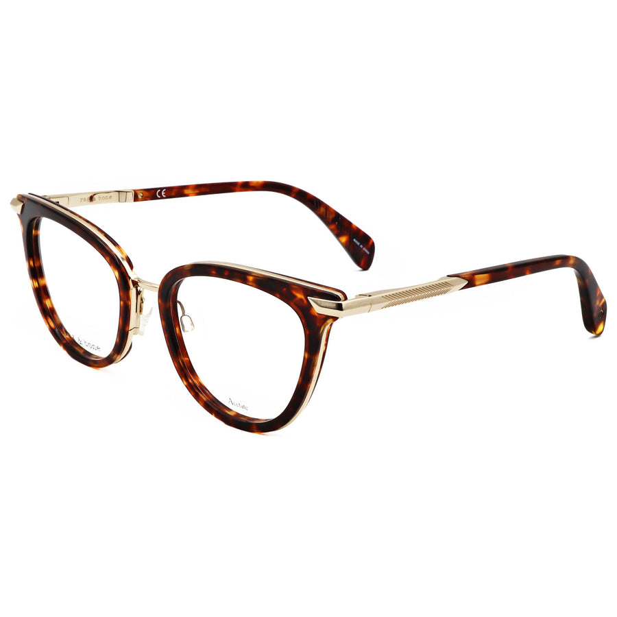 Preloved - Rag & Bone Womens 51 Mm Havana Eyeglasses Rnb3051-G-086-51 One Color
