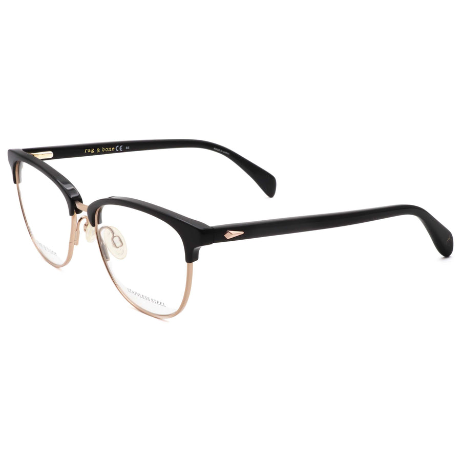 Preloved - Rag & Bone Womens 52 Mm Black Eyeglasses Rnb3060-G-807-52 One Color