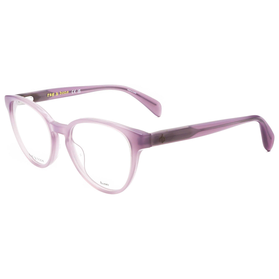 Preloved - Rag & Bone Womens 51 Mm Violet Eyeglasses Rnb3062-B3v-51 One Color