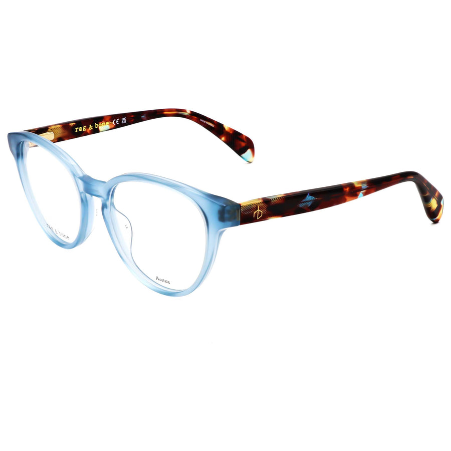 Preloved - Rag & Bone Womens 51 Mm Blue Eyeglasses Rnb3062-Pjp-51 One Color
