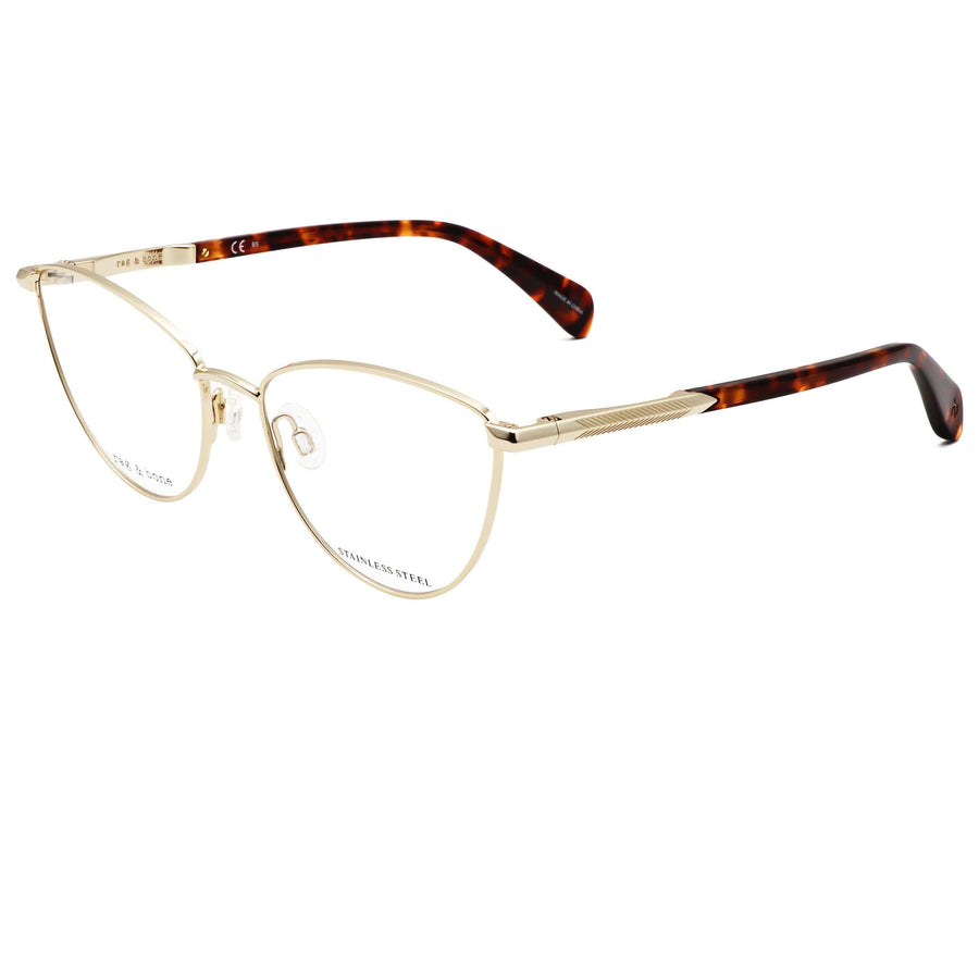 Preloved - Rag & Bone Womens 52 Mm Gold Eyeglasses Rnb3063-G-J5g-52 One Color