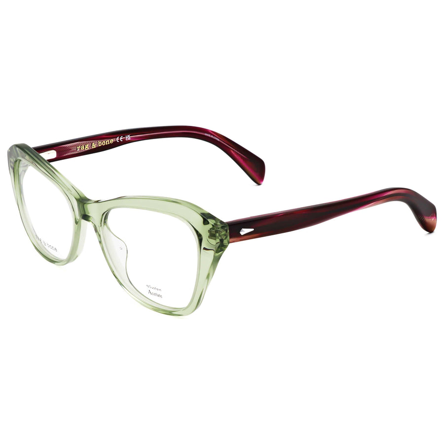 Preloved - Rag & Bone Womens 51 Mm Green Eyeglasses Rnb3069-1ed-51 One Color