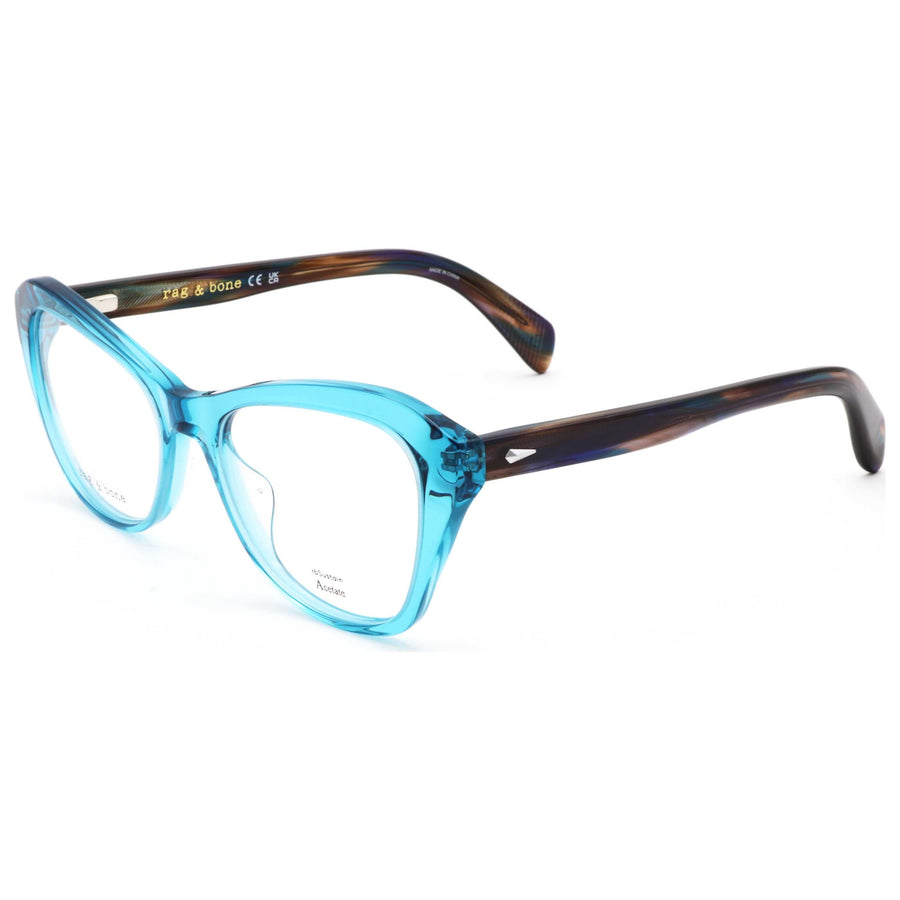 Preloved - Rag & Bone Womens 51 Mm Teal Eyeglasses Rnb3069-Zi9-51 One Color