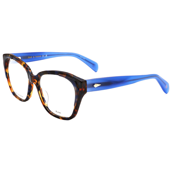 Preloved - Rag & Bone Womens 53 Mm Blue Havana Eyeglasses Rnb3071-Jbw-53 One Color