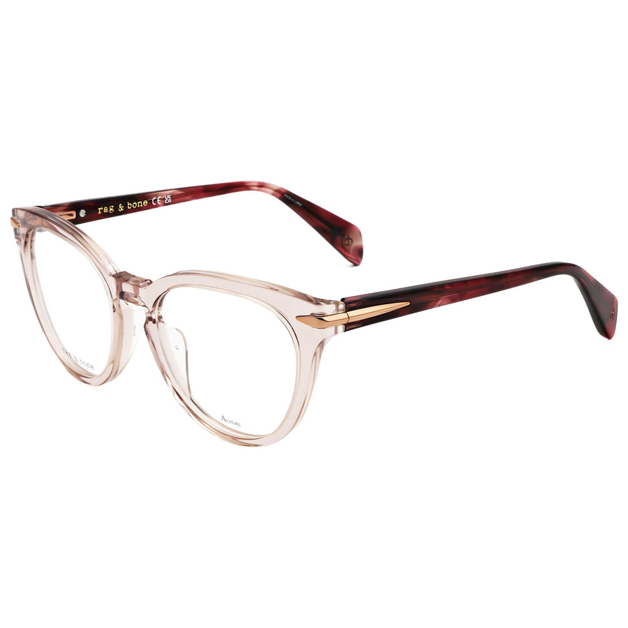 Preloved - Rag & Bone Womens 52mm Brown Eyeglasses Rnb3078-09q-52 One Color