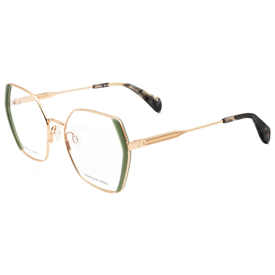 Preloved - Rag & Bone Womens 53 Mm Copper Green Eyeglasses Rnb3079-G-S1f-53 One Color