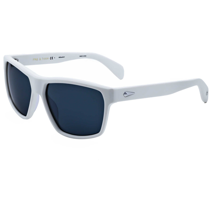 Preloved - Rag & Bone Mens 58 Mm Matte White Sunglasses Rnb5048-S-6ht-58 One Color