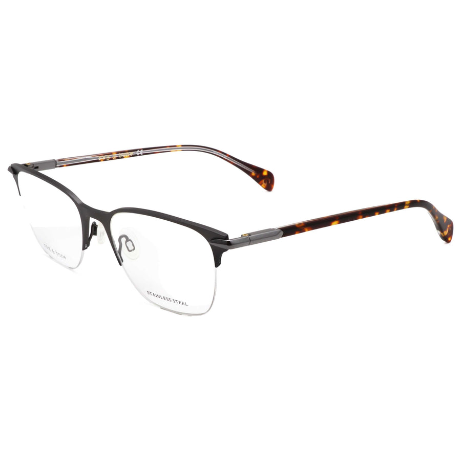 Preloved - Rag & Bone Mens 53 Mm Matte Dark Ruthenium Eyeglasses Rnb7029-R80-53 One Color