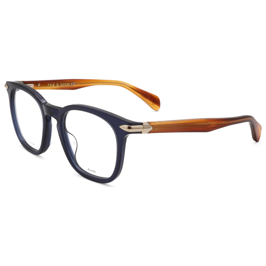 Preloved - Rag & Bone Unisex 50 Mm Blue Brown Eyeglasses Rnb7037-G-S9w-50 One Color