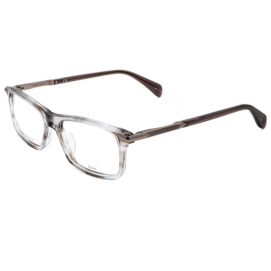Preloved - Rag & Bone Mens 54 Mm Grey Horn Eyeglasses Rnb7050-2w8-54 One Color
