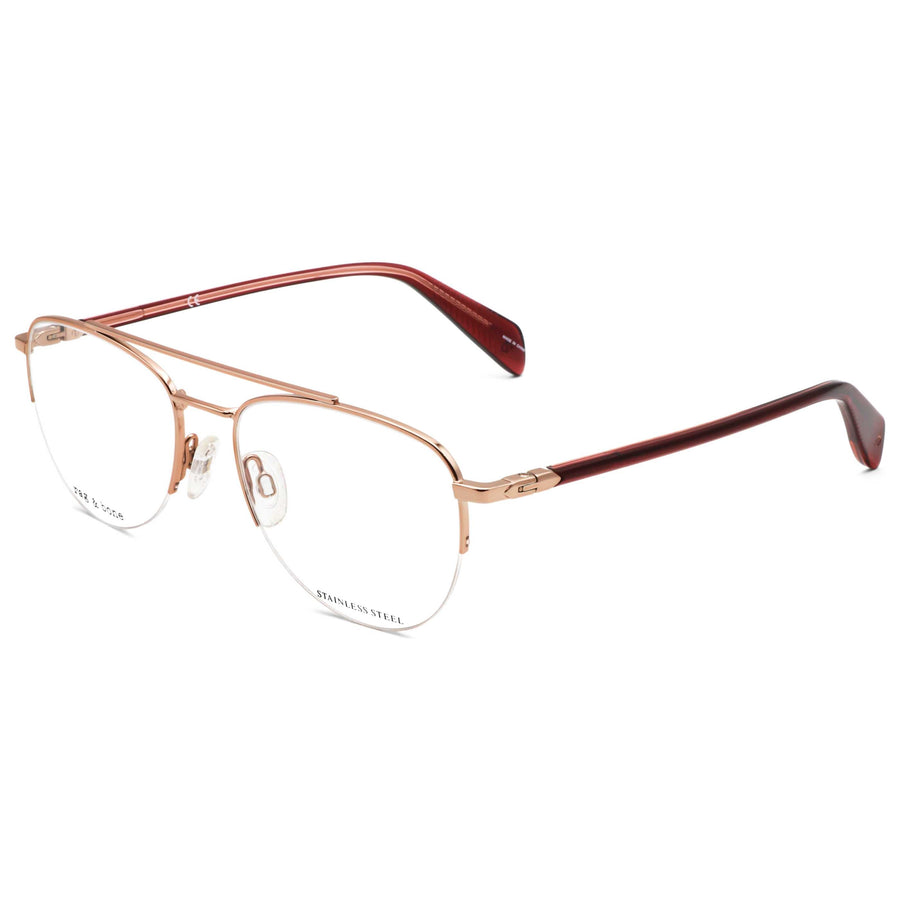 Preloved - Rag & Bone Mens 54 Mm Red Gold Eyeglasses Rnb7054-G-Au2-54 One Color
