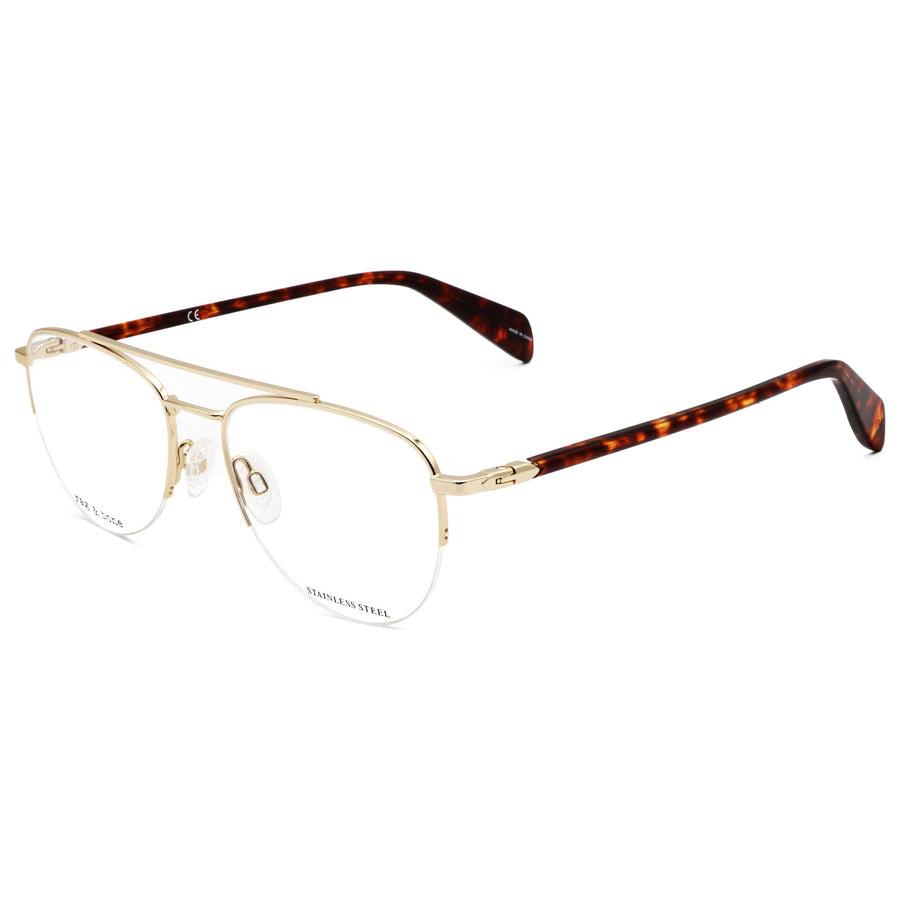 Preloved - Rag & Bone Mens 54 Mm Gold Eyeglasses Rnb7054-G-J5g-54 One Color