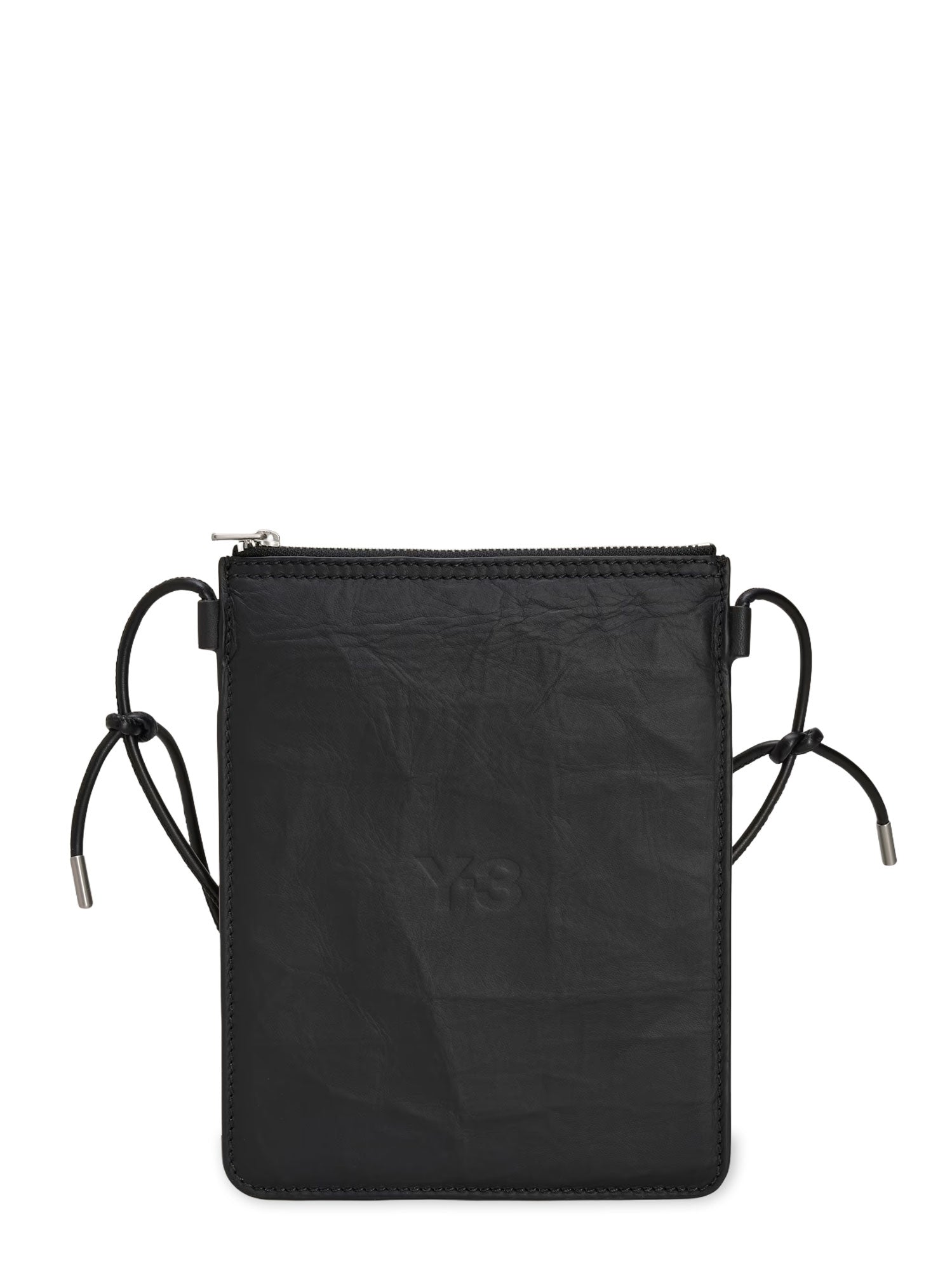 Y-3 Bags Black Pelle
