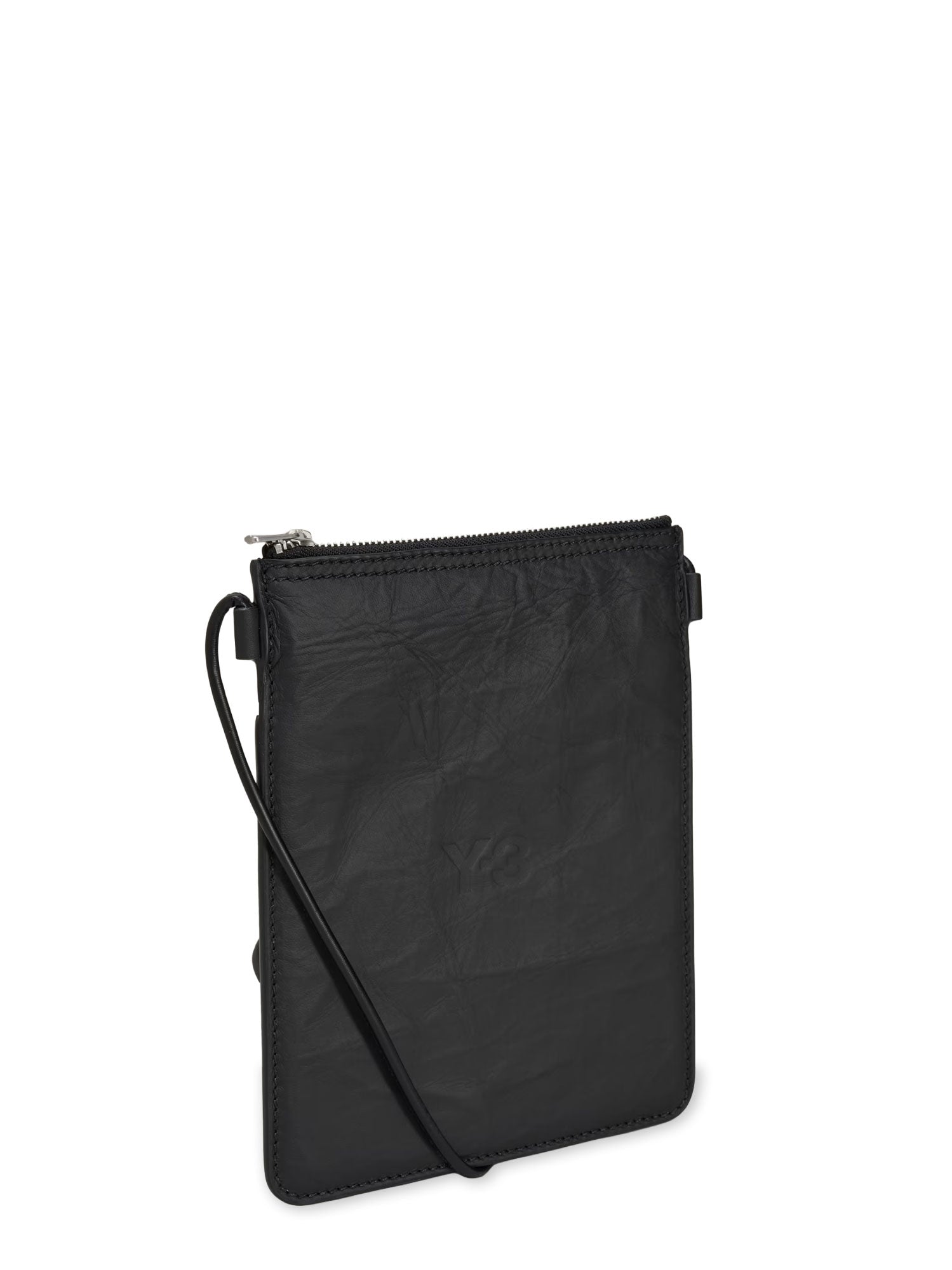 Y-3 Bags Black Pelle