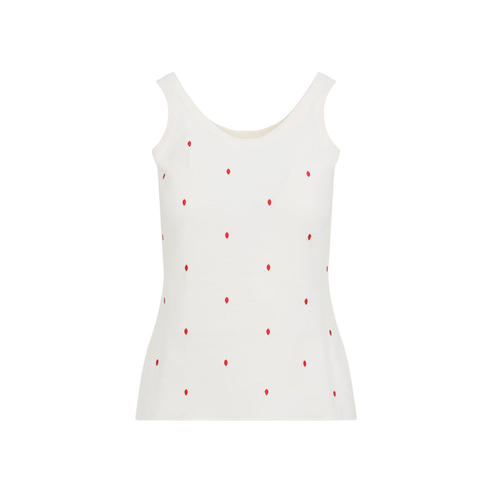 Tank Top White Cotton