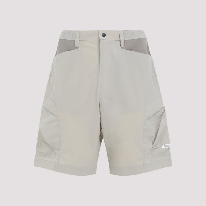 Wide Cargo Shorts Nude & Neutrals Polyamide Elastane