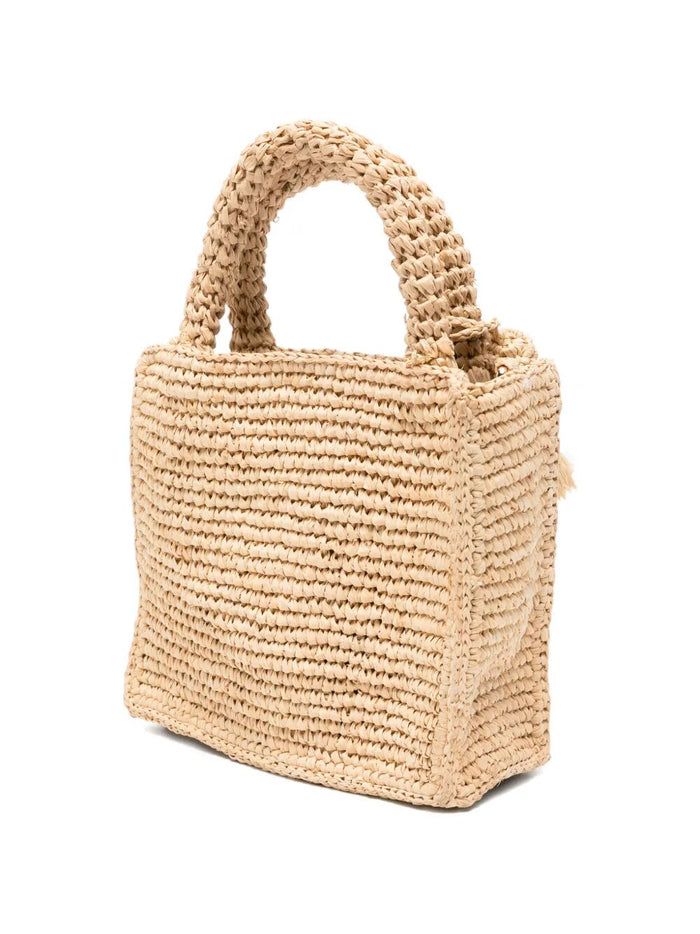 Vanity Mini Raffia Multicolour Bag