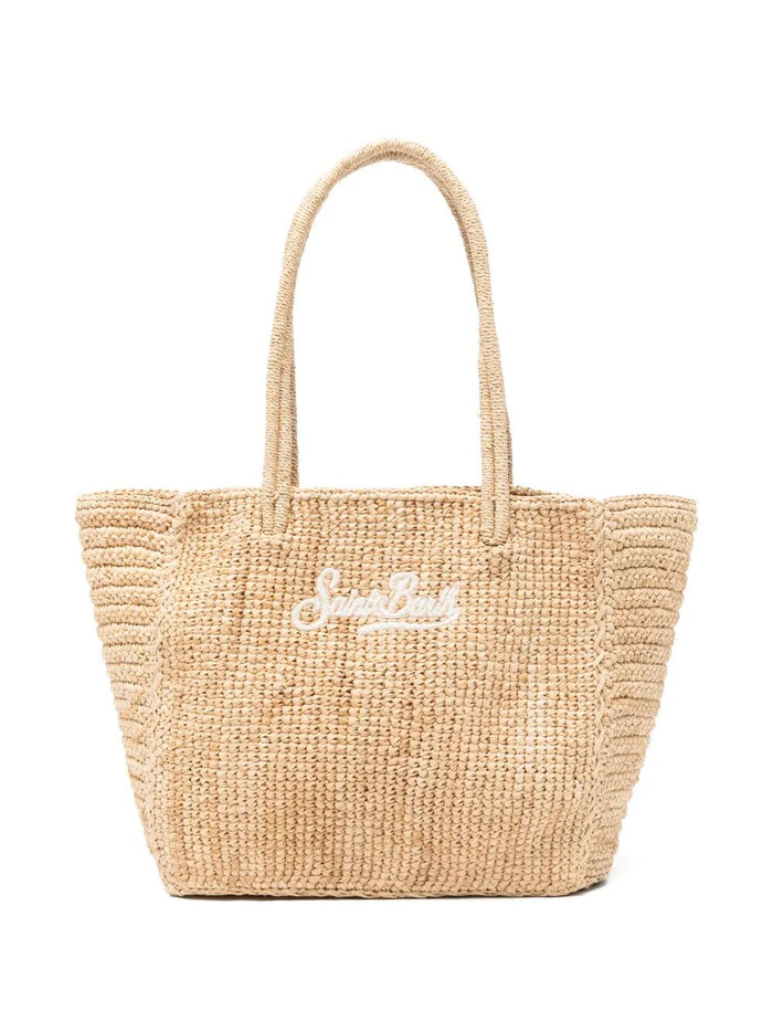 Handbag Raffia Mid Multicolour Bag