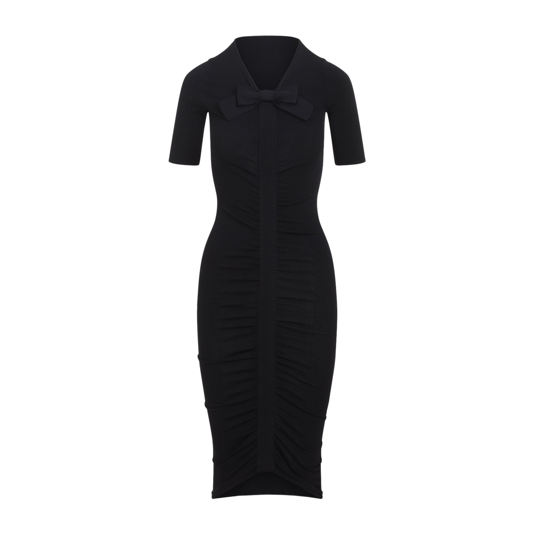 Viscose Midi Dress Black
