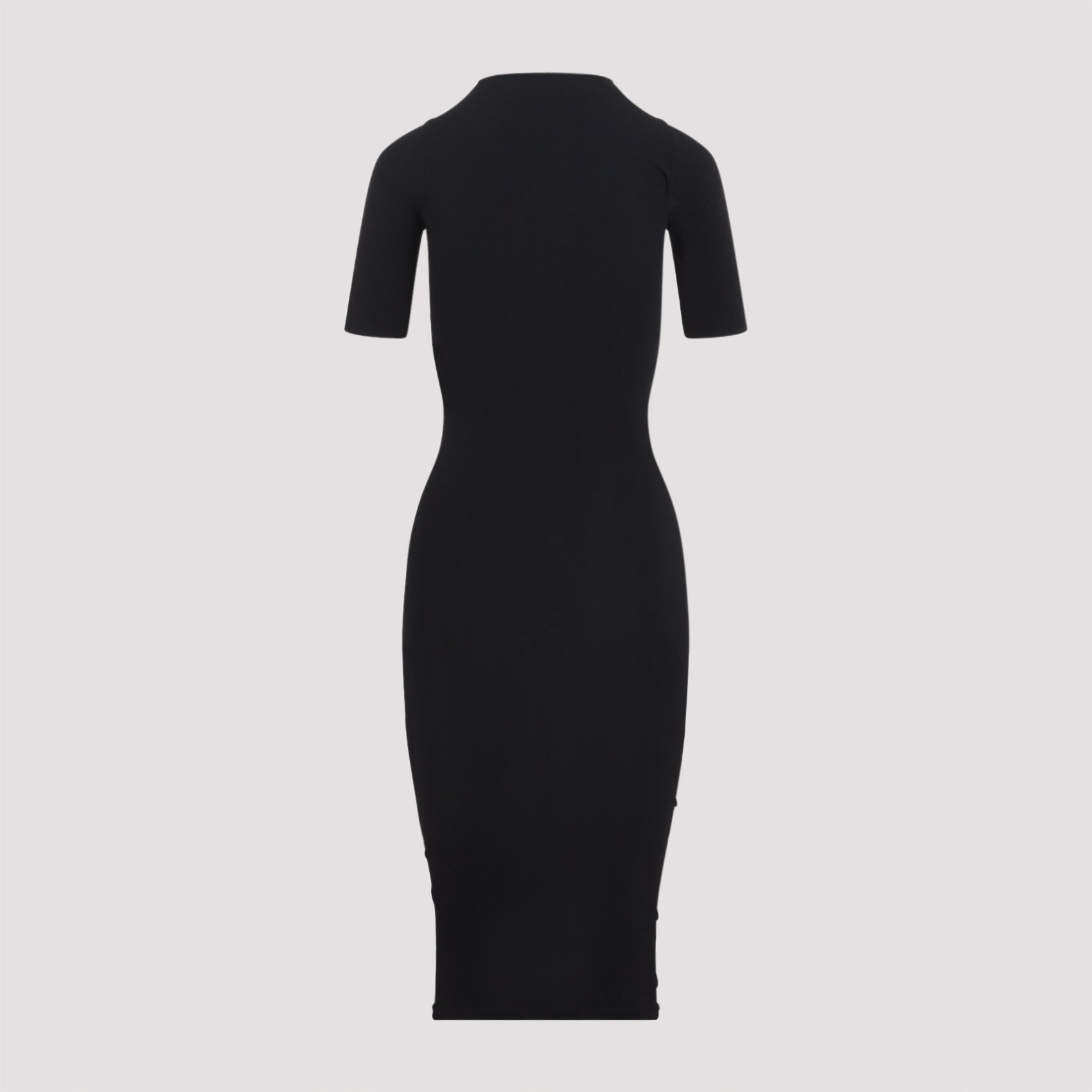 Viscose Midi Dress Black