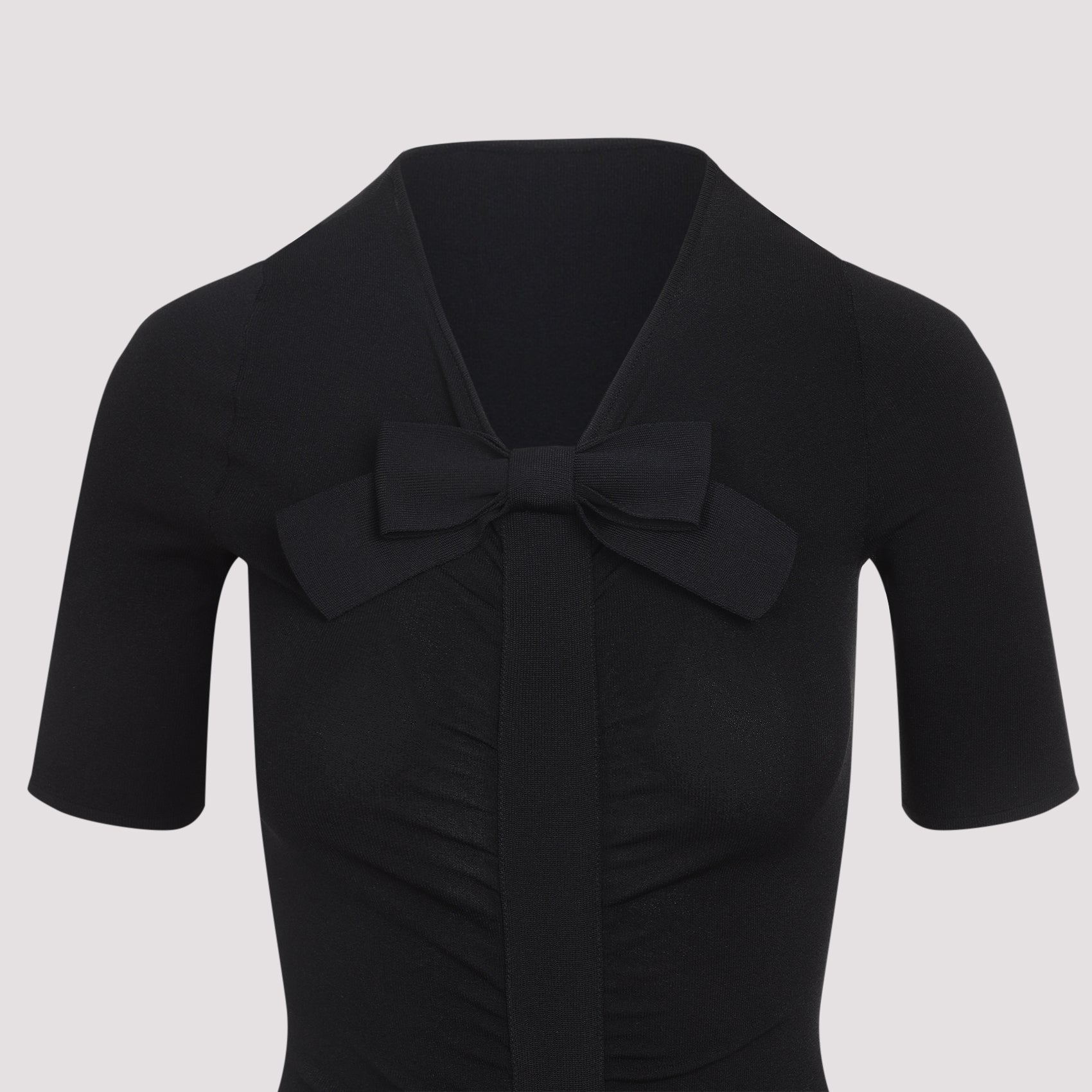Viscose Midi Dress Black