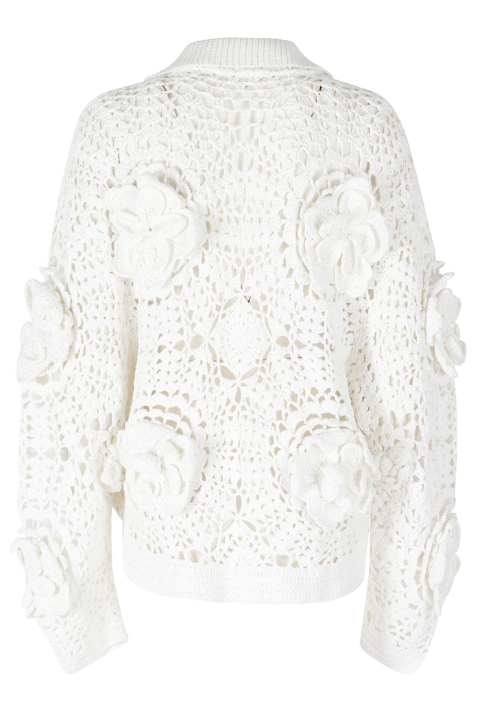 Bomber Jacket White Giacca