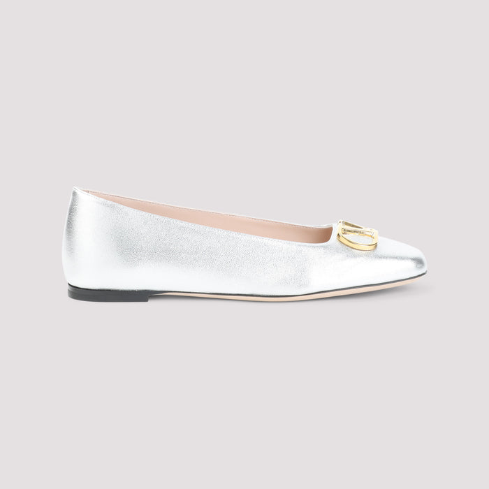 Ballerina Metallic Lambskin Shoe