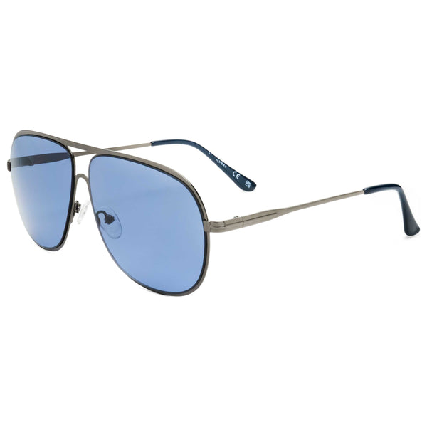 Preloved - Guess Unisex 60 Mm Shiny Gunmetal Sunglasses Gf0208-08v-60 One Color
