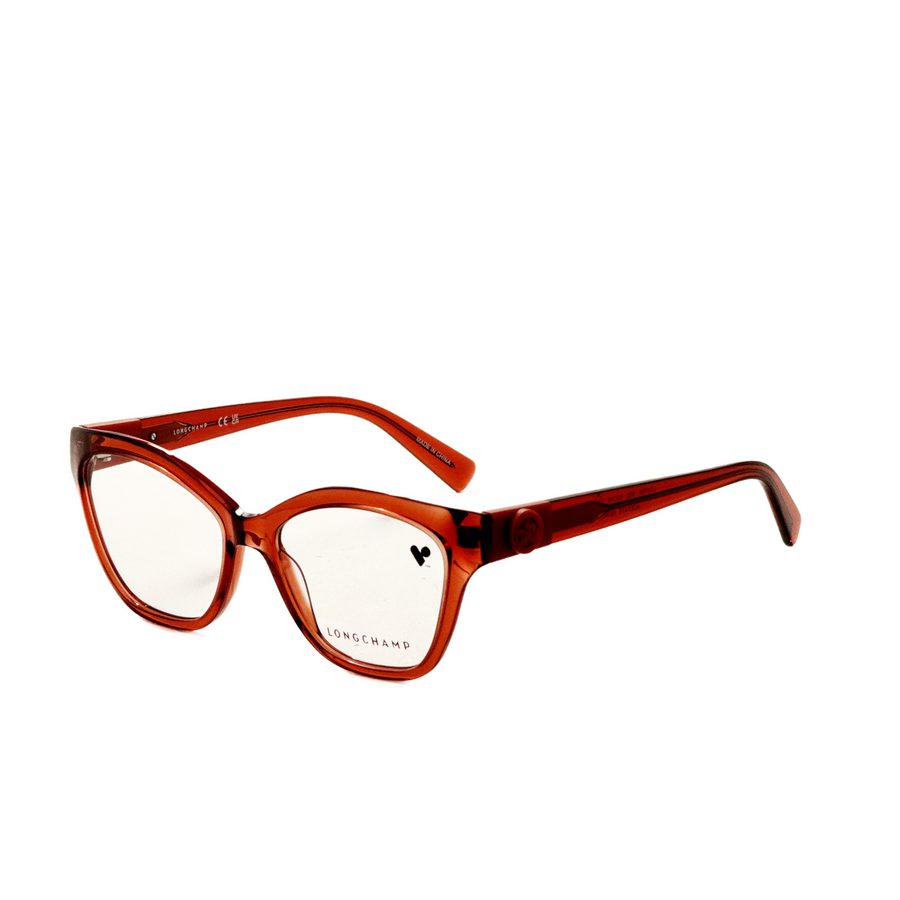 Preloved - Longchamp Womens 53mm Transparent Red Eyeglasses Lo2755-600 One Color