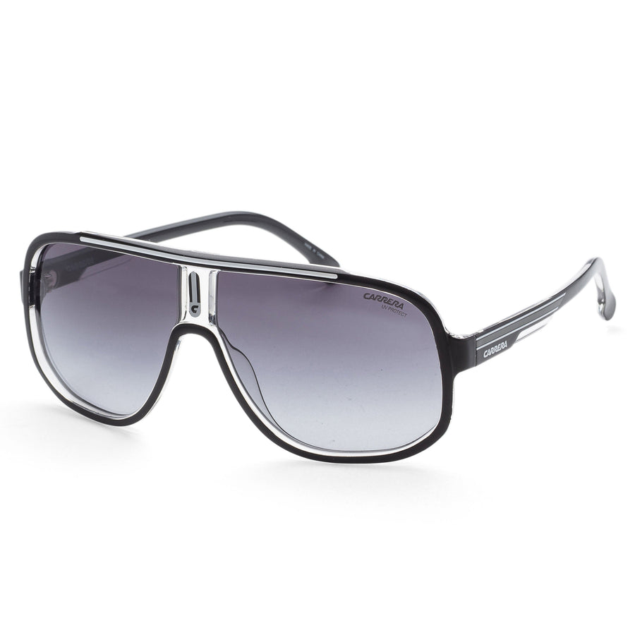 Preloved - Carrera Mens 63mm Black White Sunglasses Ca1058-S-80s-9o One Color